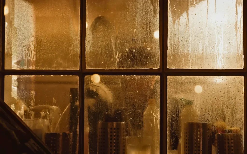 Condensation in a residential property causing mold growth