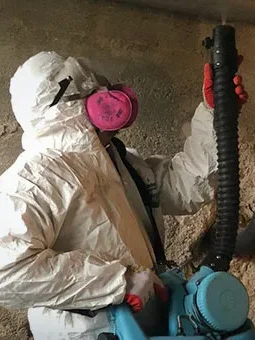 Mold Patrol conducting mold remediation work